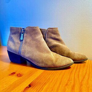 Circus Sam Edelman Holt Buff Tan Suede Ankle Boots